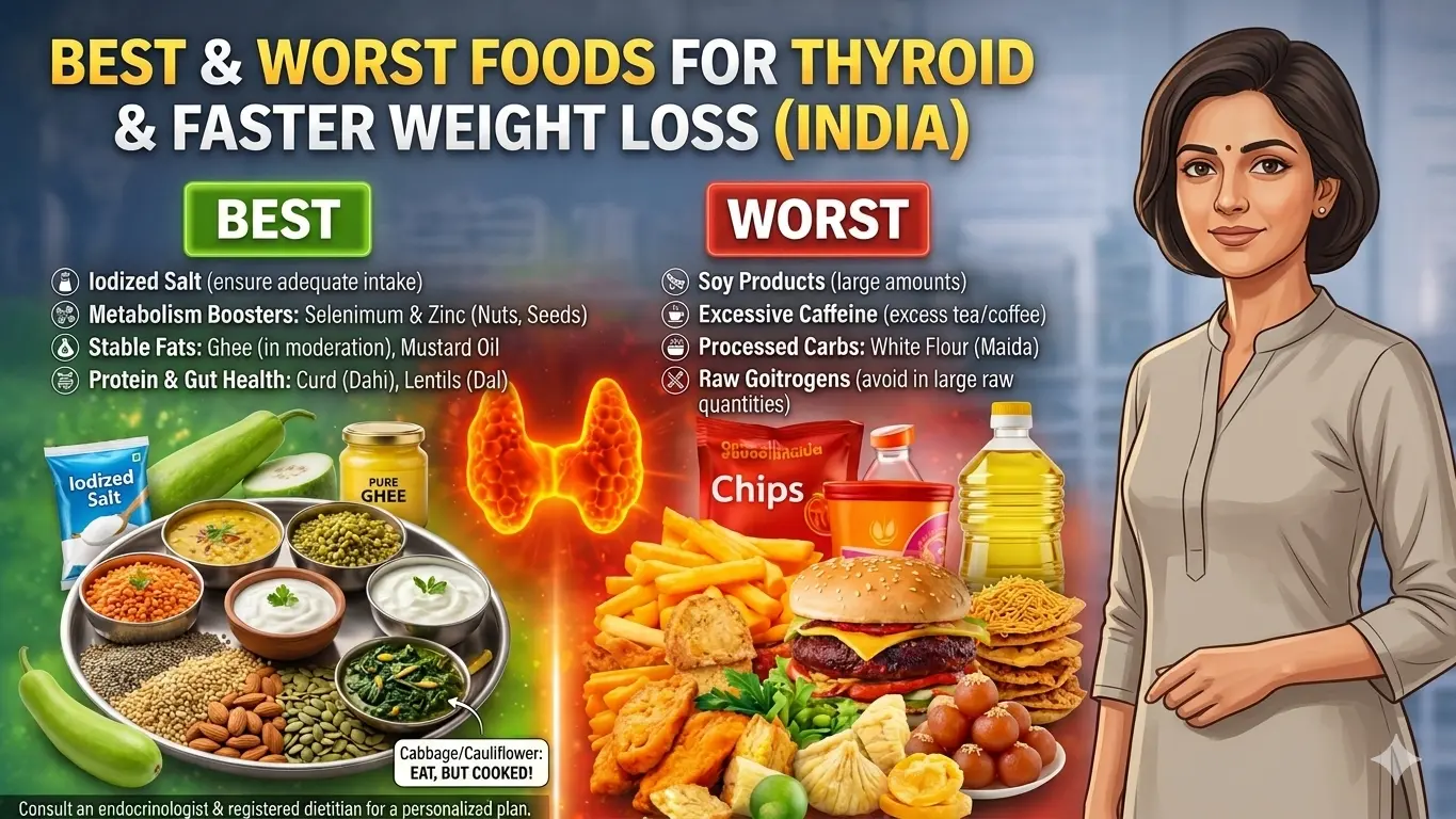 thyroid weight loss diet plan in India